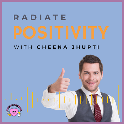 Radiate Positivity branding design graphic design logo podcast cover