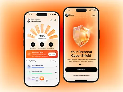 Mobile App for Cybersecurity Mobile Application app app design application application design design interface ios app ios app design mobile mobile app mobile app design mobile design product product design service startup ui uiux ux