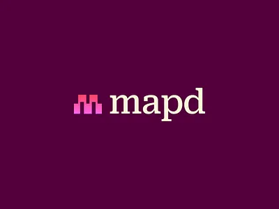 Mapd - Logo visual identity abstract logo agent logo ai logo analytics logo automation logo bold logo branding data logo finance logo fintech logo futurisitc logo gradient logo graph logo growth logo m logo minimal logo saas logo startup logo tech logo workflow logo