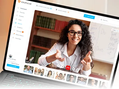 Learning Management Dashboard for Modern Education Platform course management education platform educational technology learning analytics learning management system lms dashboard modern web app online learning ui ux design