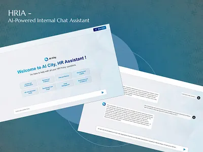 AI - HR Assistant ai ai chatbot artificial intelligence assistant ui automation chat interface chatbot conversational ai dashboard ui design system enterprise software hr hr tech human resources product design recruitment tech saas ui design ux design workflow automation