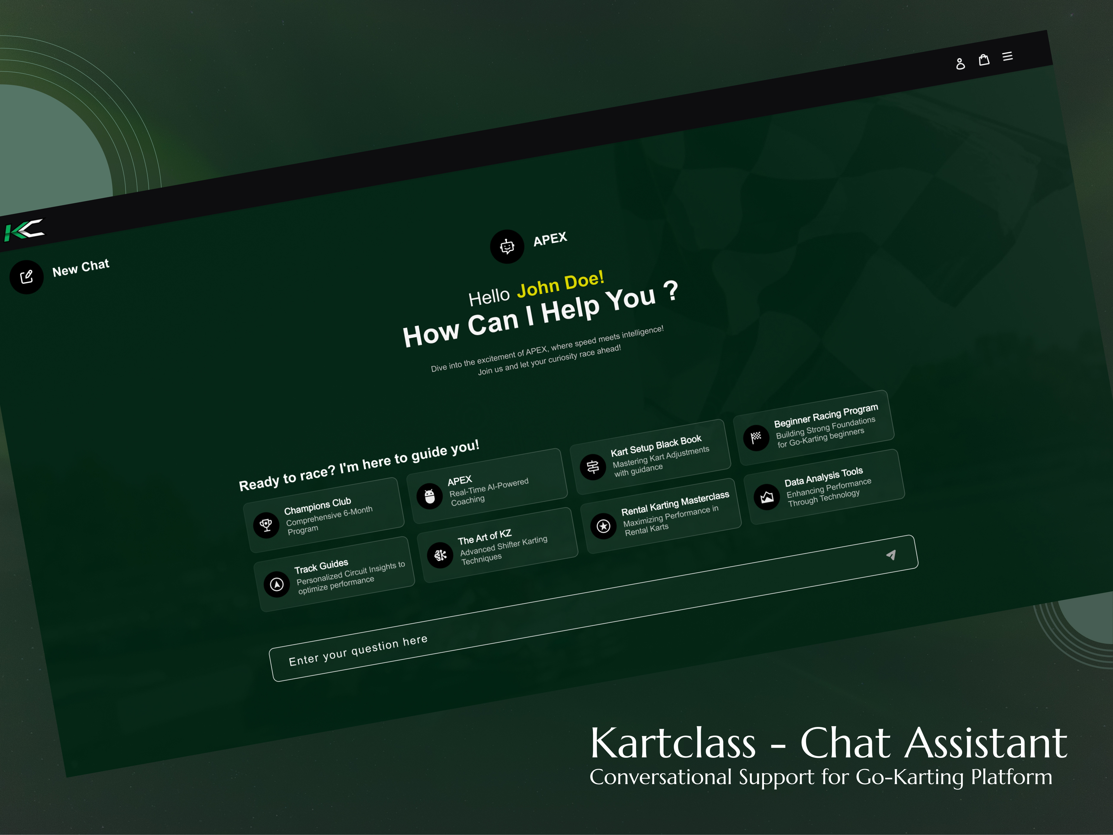 Go-Karting AI Chat Assistant
