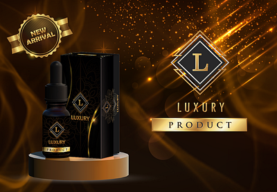 Banner L Luxury Brand graphic design