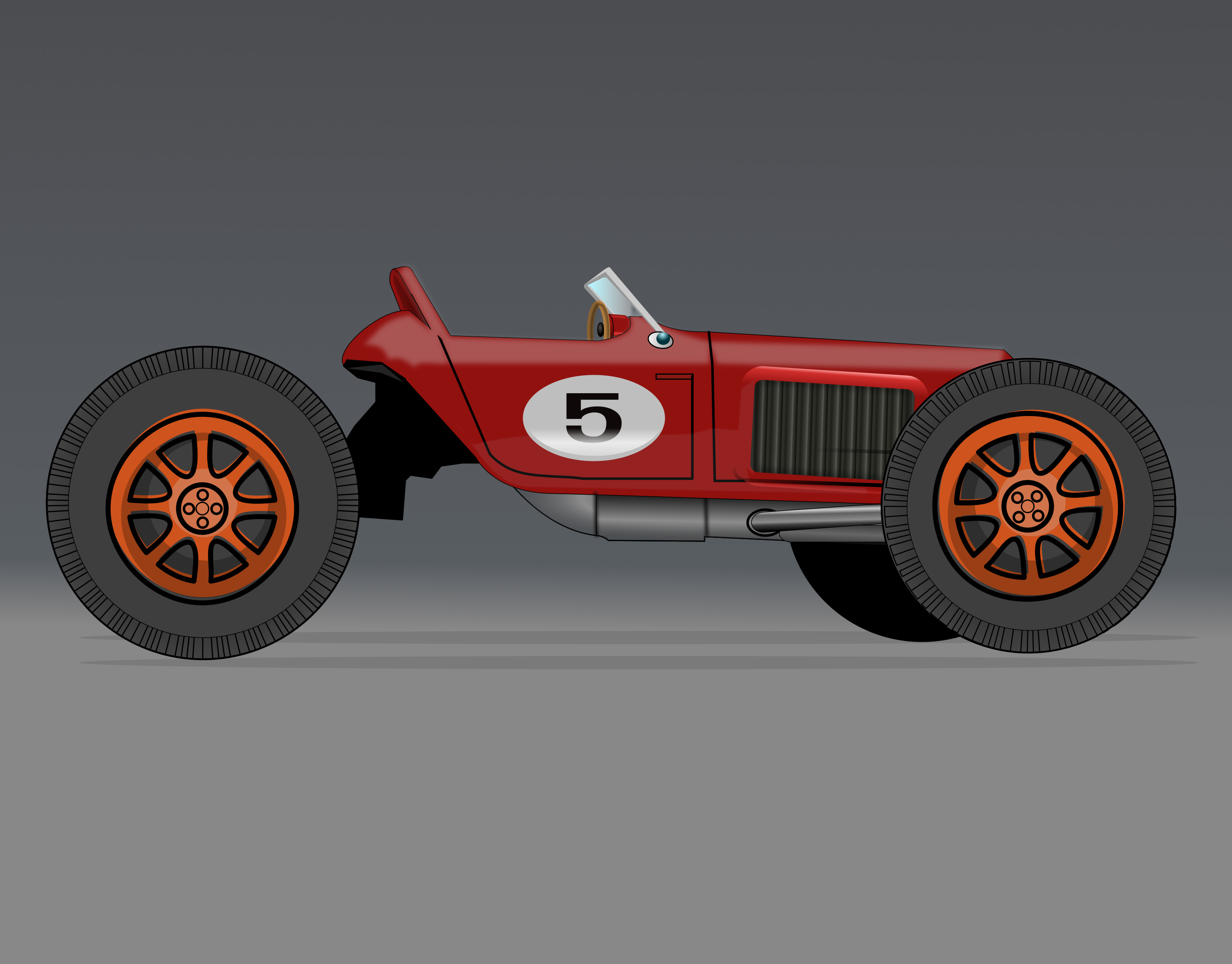 rod... closer to the finish line 2 hot rod illustration shunte88 vector wip