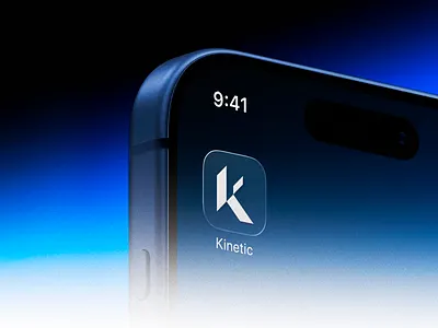 Geometric letter K or Kinetic - logotype concept ai branding concept k kinetic logo logotype mark symbol