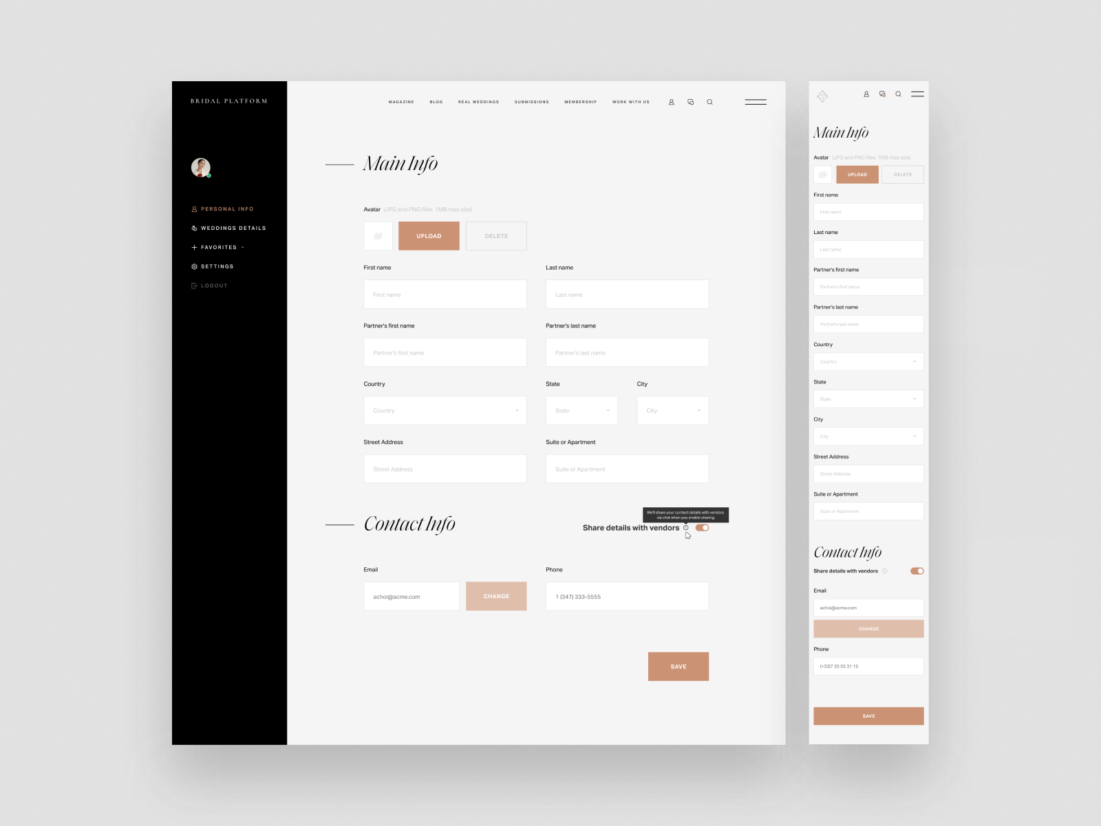 Example of Web App & Saa S Platform Development