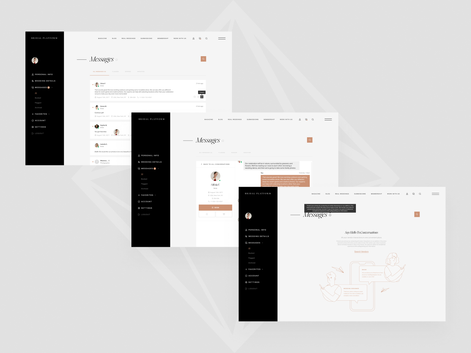 Example of Web App & Saa S Platform Design