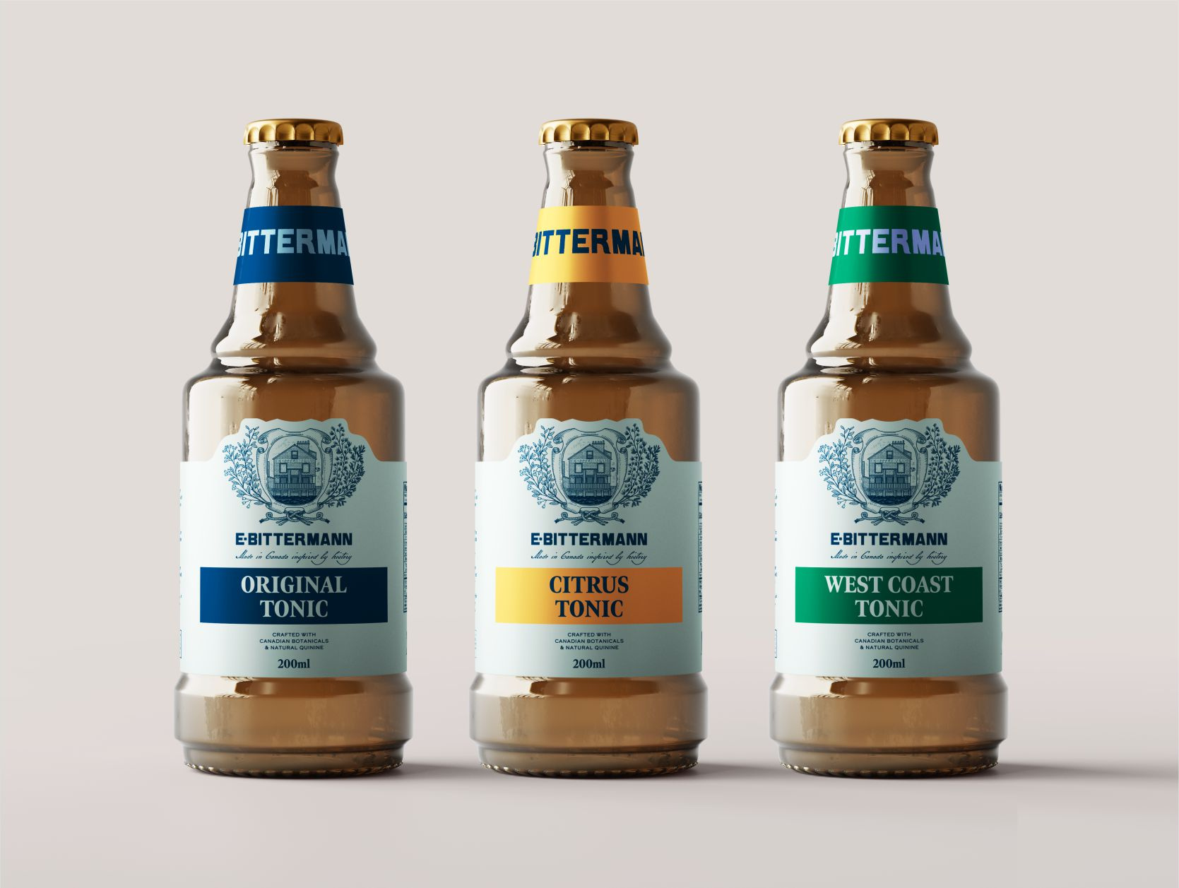 E. Bitterman Tonic Label Design