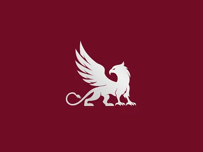 Griffin Logo For Sale. classic company emblem griffin animal griffin for sale griffin for sold griffin logo griffin minimalist griffin new style griffin sale griffin ui ux design griffin unique griffin vector gryphon heraldic luxury modern heraldy reliability royal wings