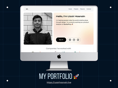 My Portfolio design figma landingpage mobile portfolio product deisgn ui ux webdesign
