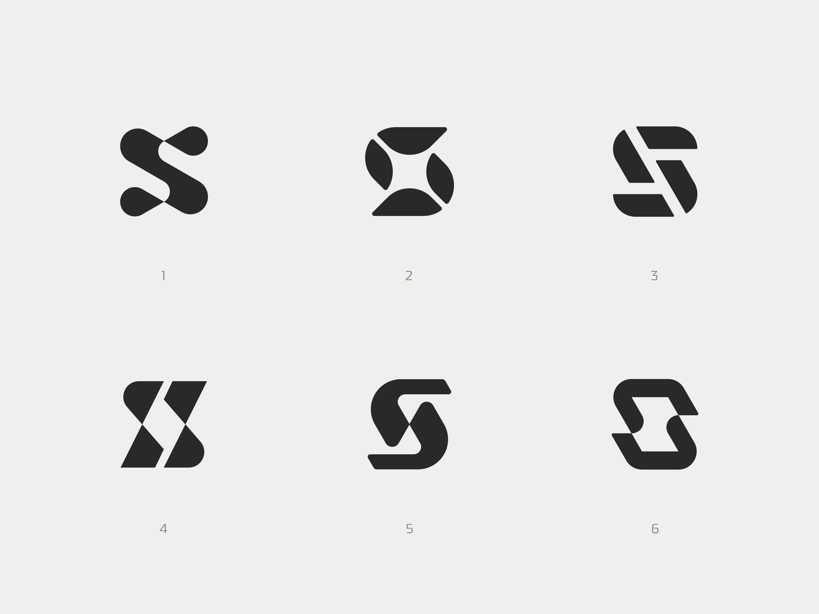 S Logo Collection — 6 Modern S Monogram Concepts (Available)