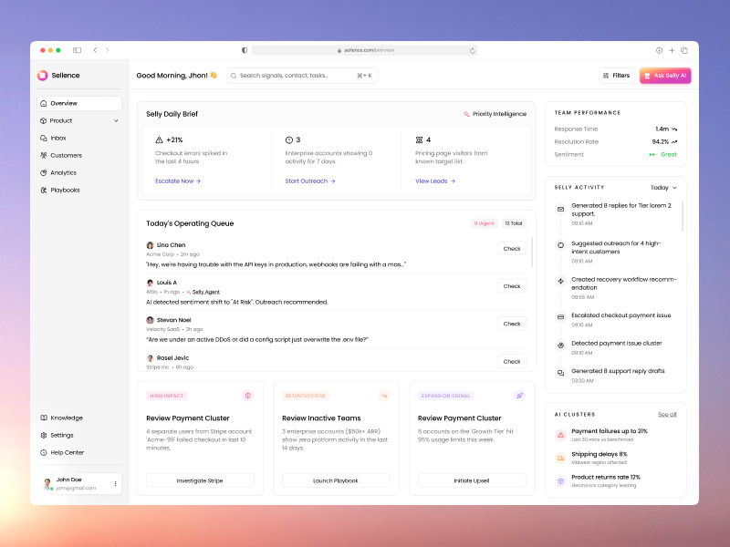 Sellence — AI CRM for Teams That Move Fast ai ai dashboard bot chart chat crm dashboard graphic design motion graphics saas statistic ui webapp widget