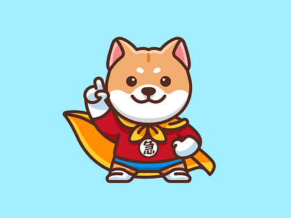 Shiba Inu Brand Mascot Design