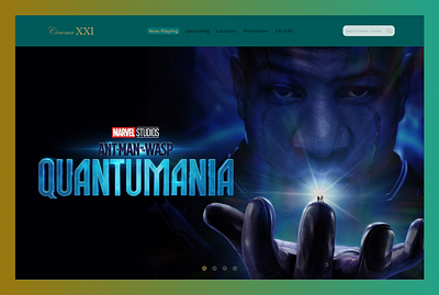Cinema XXI App Redesign branding design redesign ui web web design