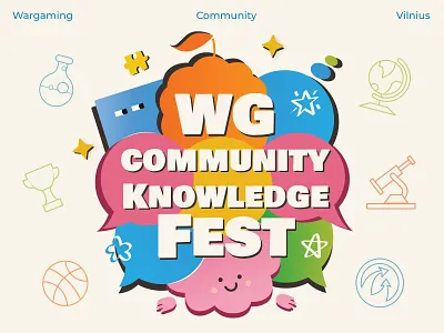 Wargaming Community Vilnius - Poster design 2d adobe illustrator branding design digital illustration graphic design illustration vector