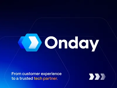 Onday - Logo Design brand identity branding creative logo day freelance logo design gradient logo identity design it jeroen van eerden logo logo redesign microsoft modern logo on onday tech