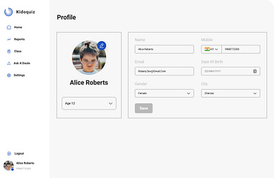 User Profile dailyui