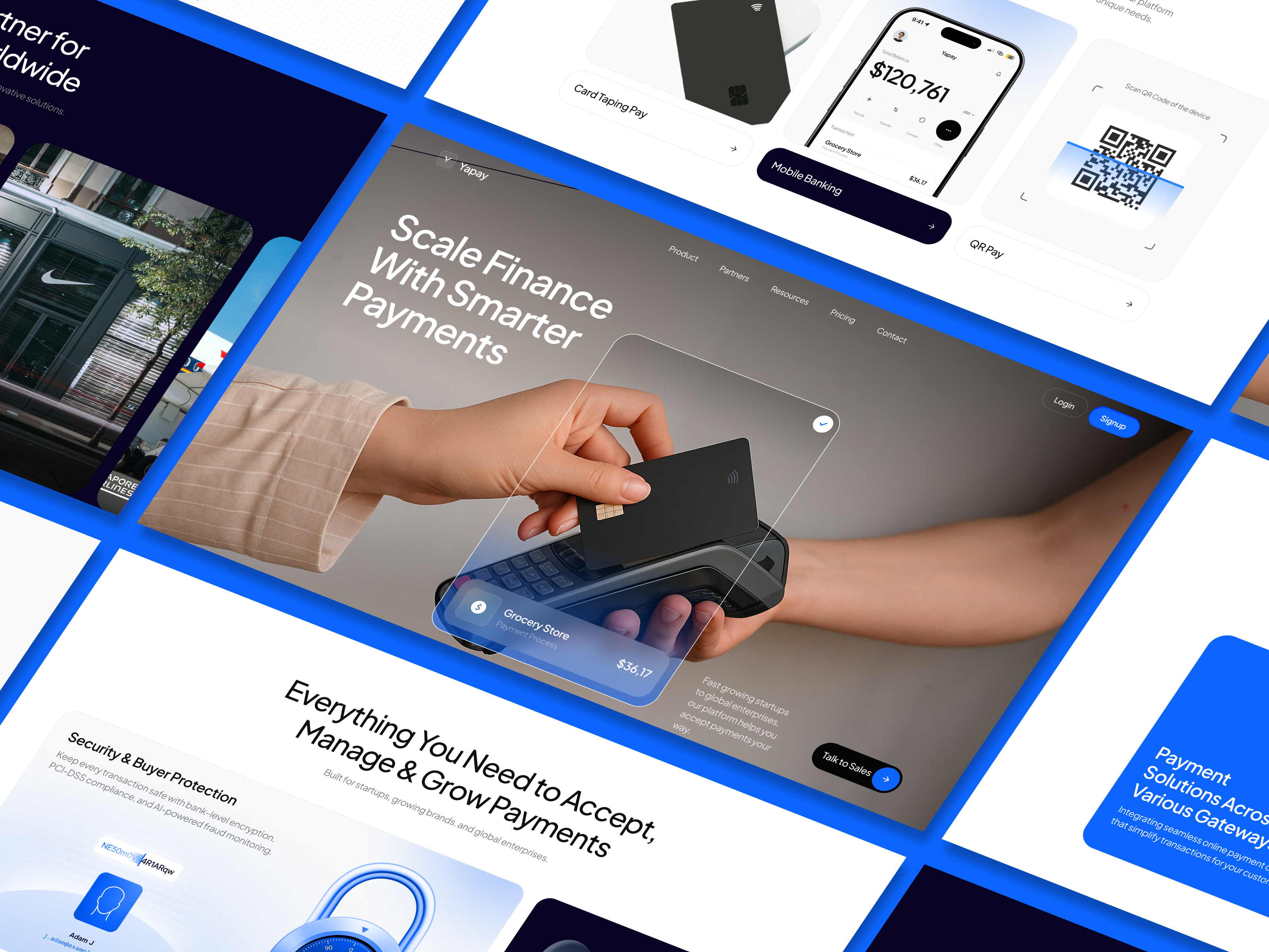 Yapay - Fintech SAAS Website finance saas website fintech saas fintech website template landing page saas saas website web design website design