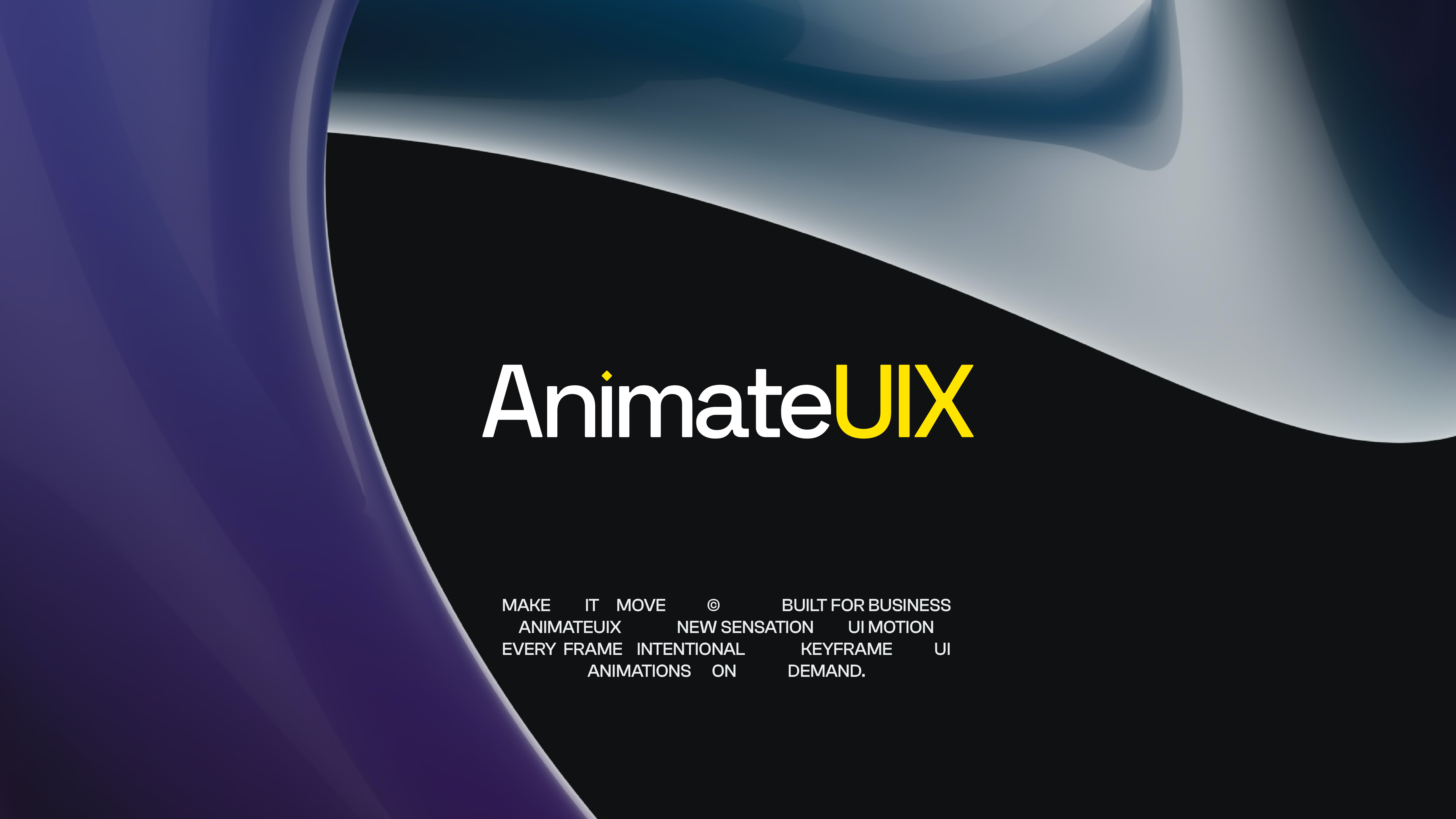AnimateUIX - Visual Identity animation studio branding brand applications brand identity branding creative logo graphic design logo logo design logotype minimal logo visual identity