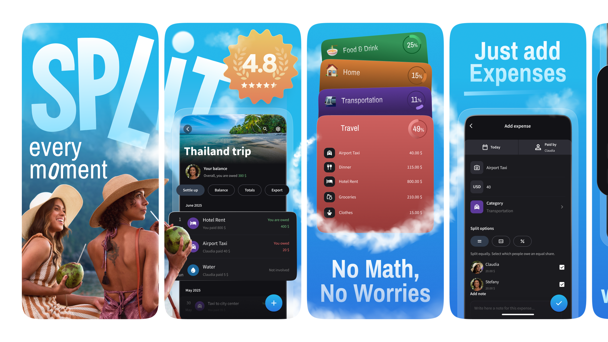 App Store Screenshots | Splital - Bill Splitter app design app marketing app screenshots app store app store creative app store design app store listing app store optimization app store preview app store screenshots app store visuals aso conversion optimization google play mobile app design mobile app marketing mobile ui product design screenshot design ui design