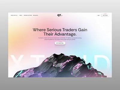 Prop Trading Platform - Animation animation broker crypto crypto trading finance financial fintech forex prop firm prop trading prop trading firm redesign startup stocks trade trader trading trading landing page uiux web
