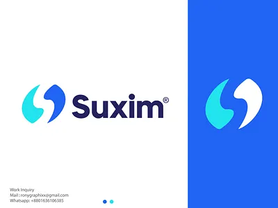 Branding: logo design, visual identity, Modern logo Suxim 2023 logo trends a b c d e f g h i j k l branding creative logo crypto design icon identity logo logo design trends 2023 logofolio logotype modern logo n o p q r s t u v w x y z startup symbol visual identity
