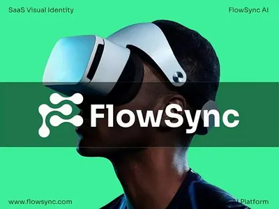 FlowSync - SaaS Logo & Visual Identity Design ai logo animation branding creative logo design fintech flowsync logo icon logo logotype modern logo saas saas app logo saas brand identity saas branding saas logo saas logo and branding saas visual identity design saas website tech logo design video presentation