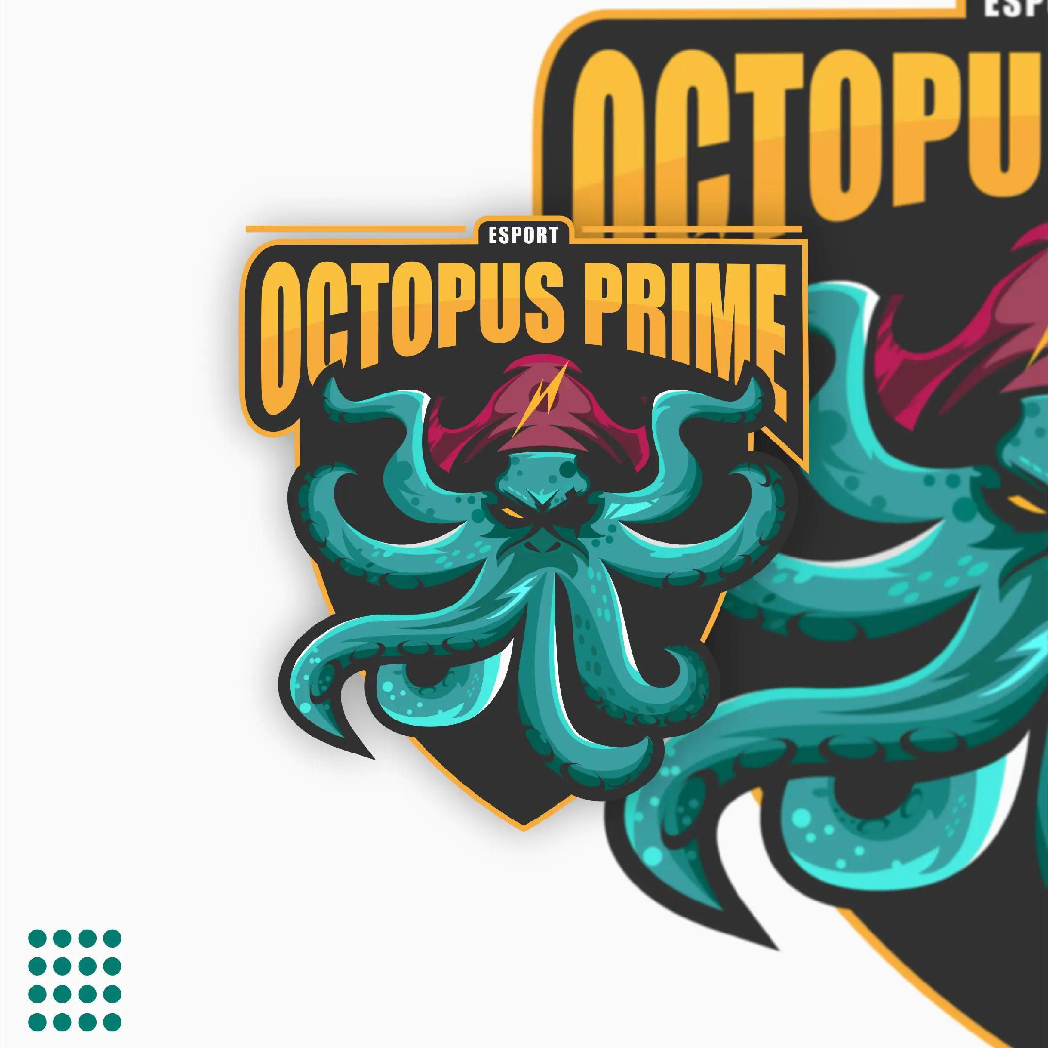 Octopus Prime cartoon cartoonlogo character gaminglogo mascotlogo