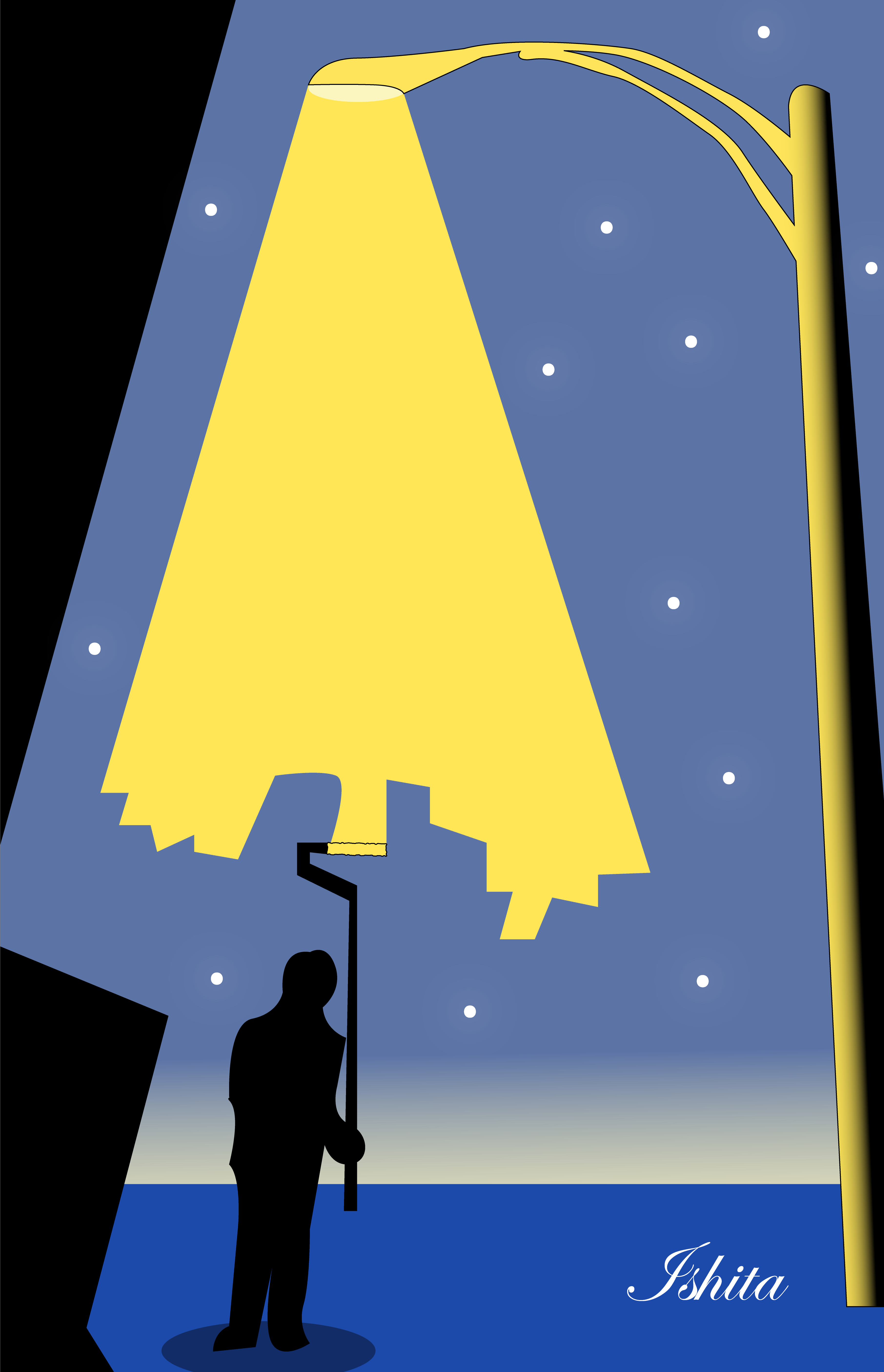 Man painting design graphic design illustration minimalist vector