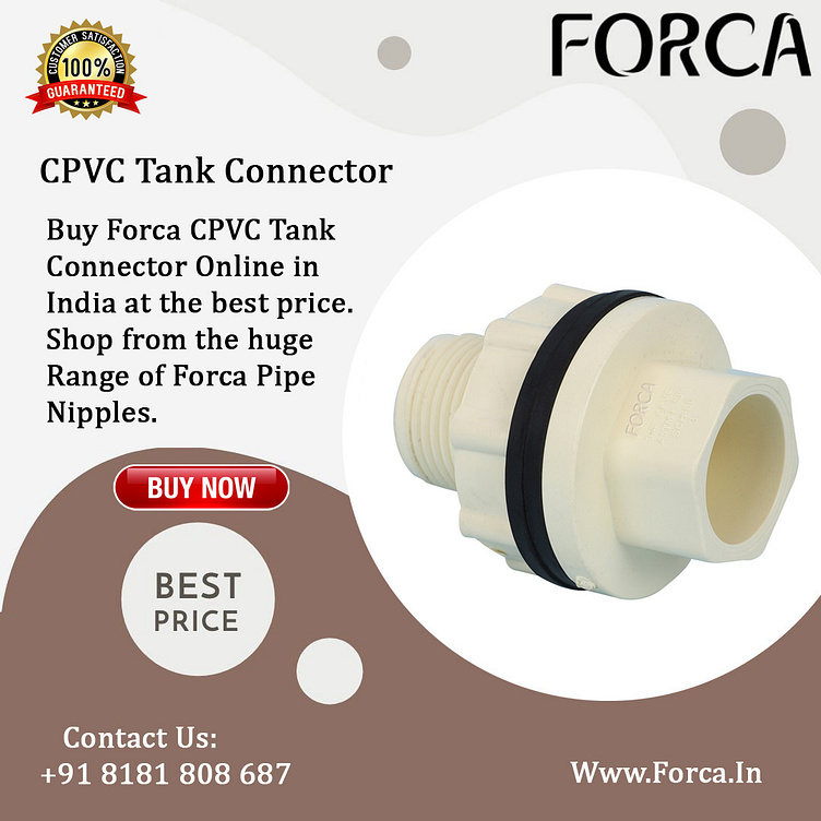 Cpvc Tank Connector By Forca Pipes On Dribbble