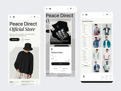 E-commerce Mobile App app ecommerce ecommerce app fashion fashion store app marketplace online shop onlineshop shop shopping ui design web