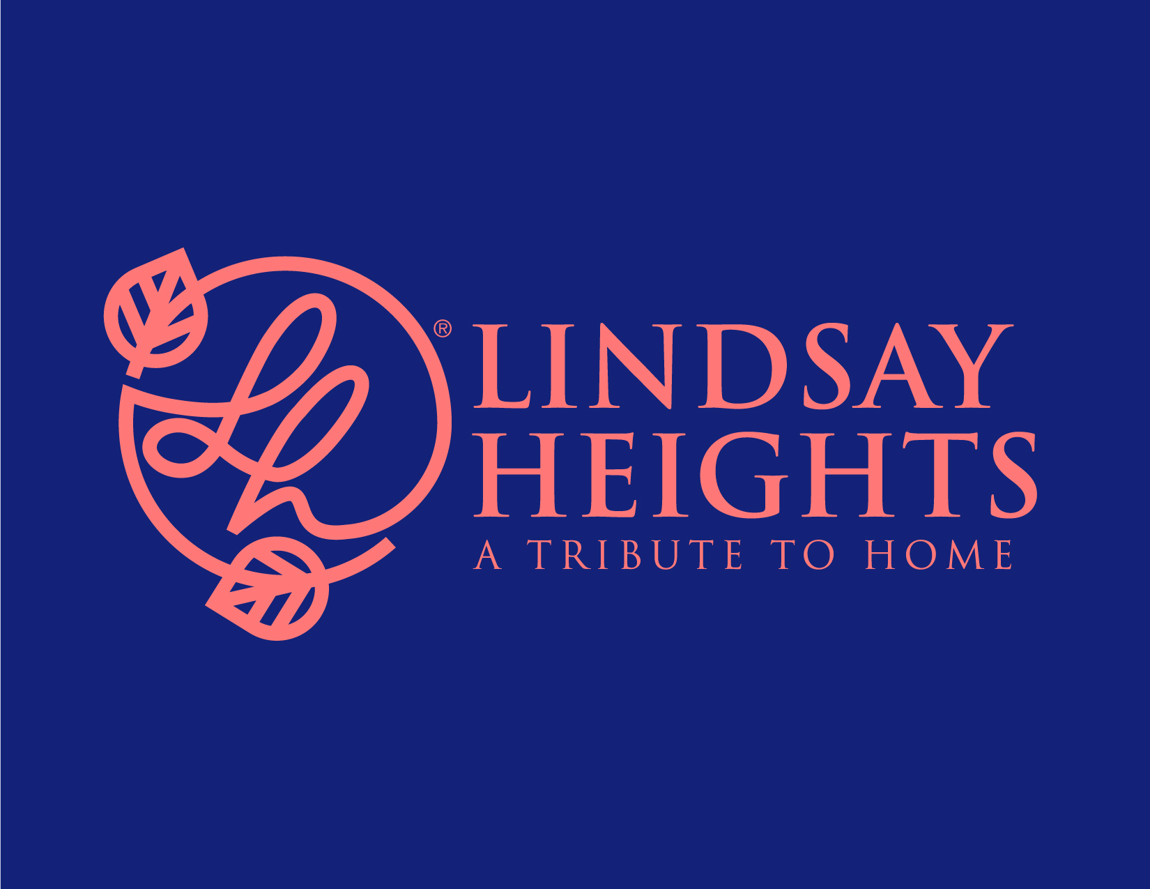 Logo Design – Lindsay Heights branding copywriting design graphic design illustration logo packaging real estate thepoddotme typography
