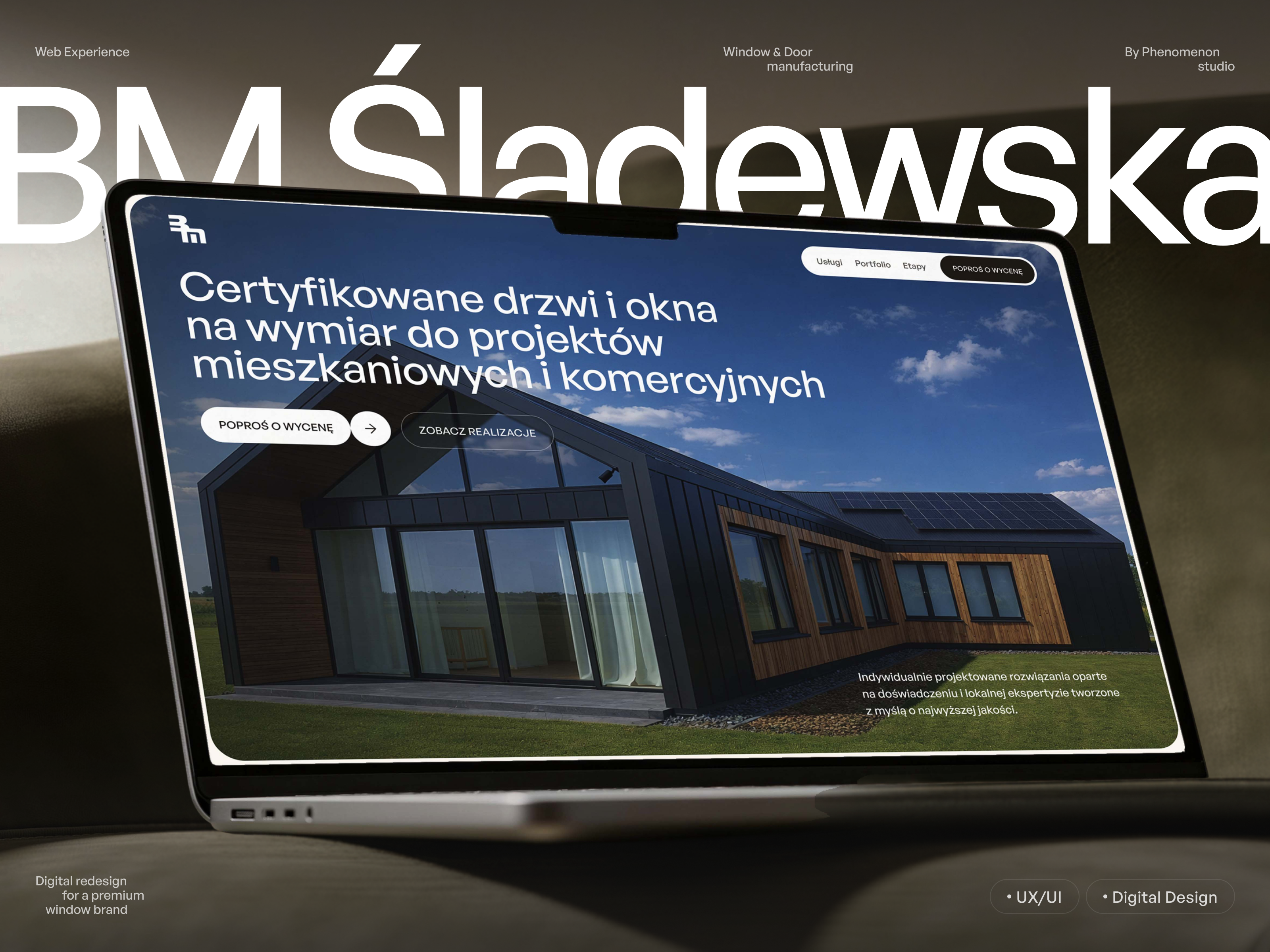 Manufacturing Website Design - BM Śladewska