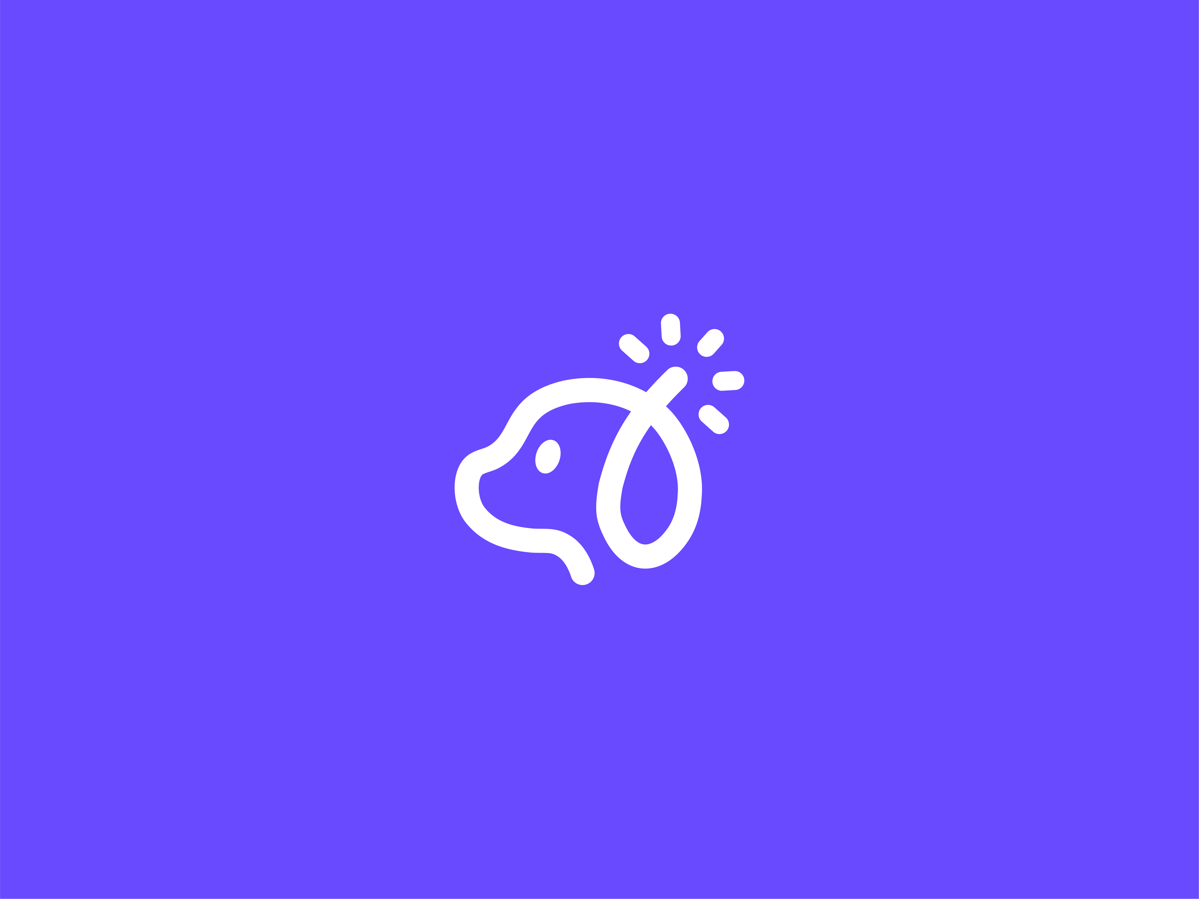 WisePup — Minimal Dog Logo | Mascot Brand Identity