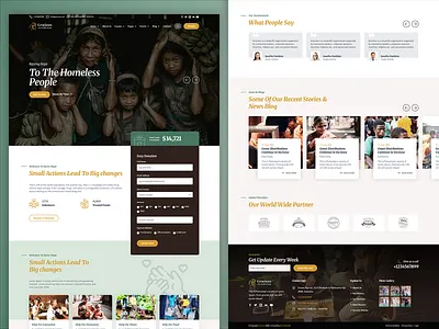 Gracious — Charity & Donation bootstrap campaign charity charity website church donation foundation fundraising gracious html template ngo non profit nonprofit responsive design social cause themeforest ui design volunteer web template website design