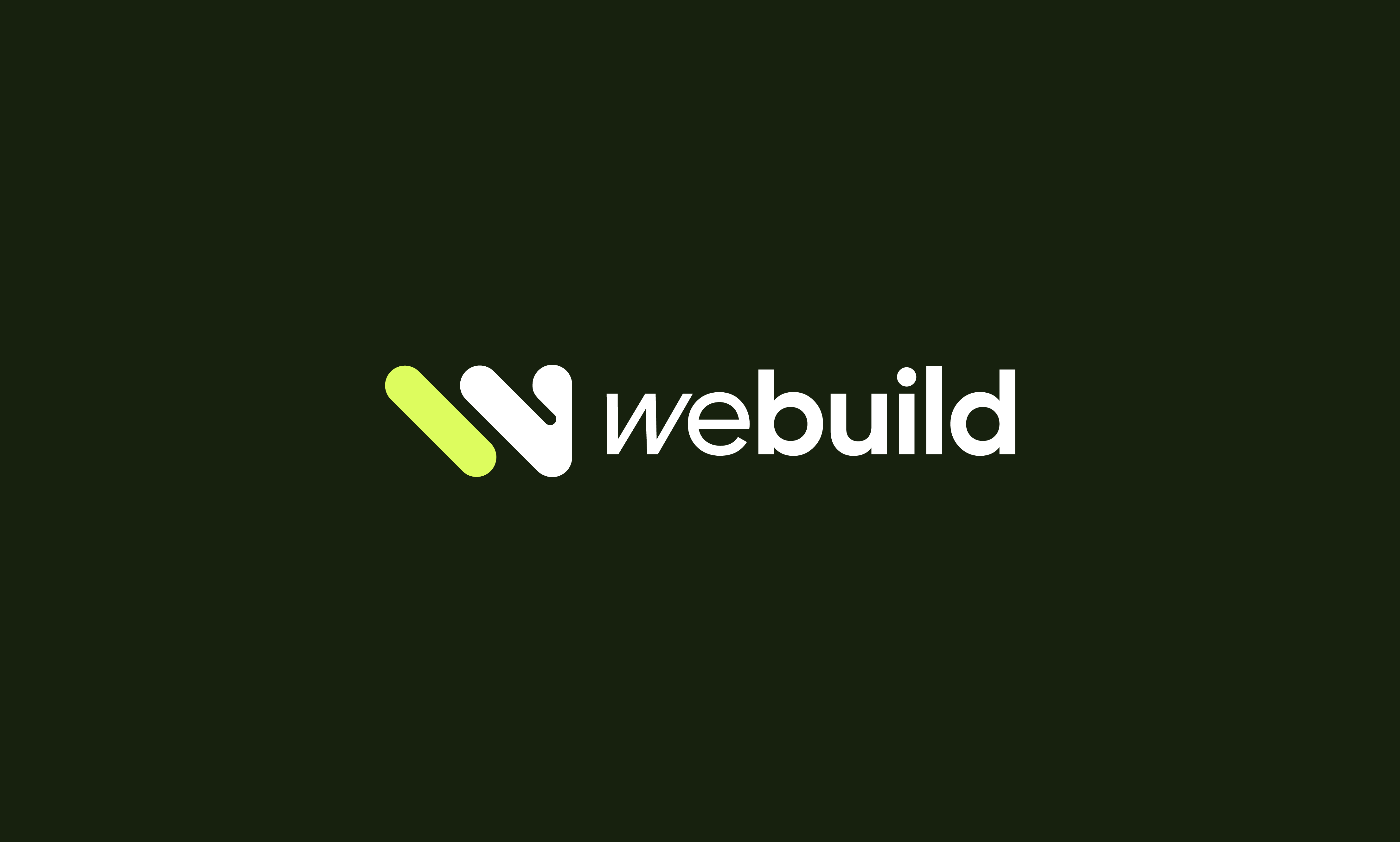 Webuild — Modern Web Agency Logo Design