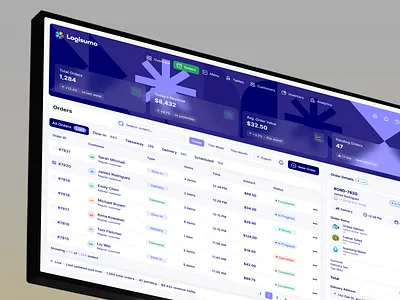 Restaurant Order Management dashboard delivery food food order food order management graphic design order order management product product design restaurant statistics ui ui design uiux ux