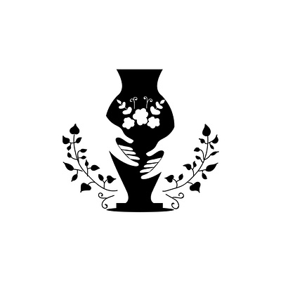 Handmade pot/vas brand identity company design floral graphic design handmade illustration logo logo design logotype minimalist modern template