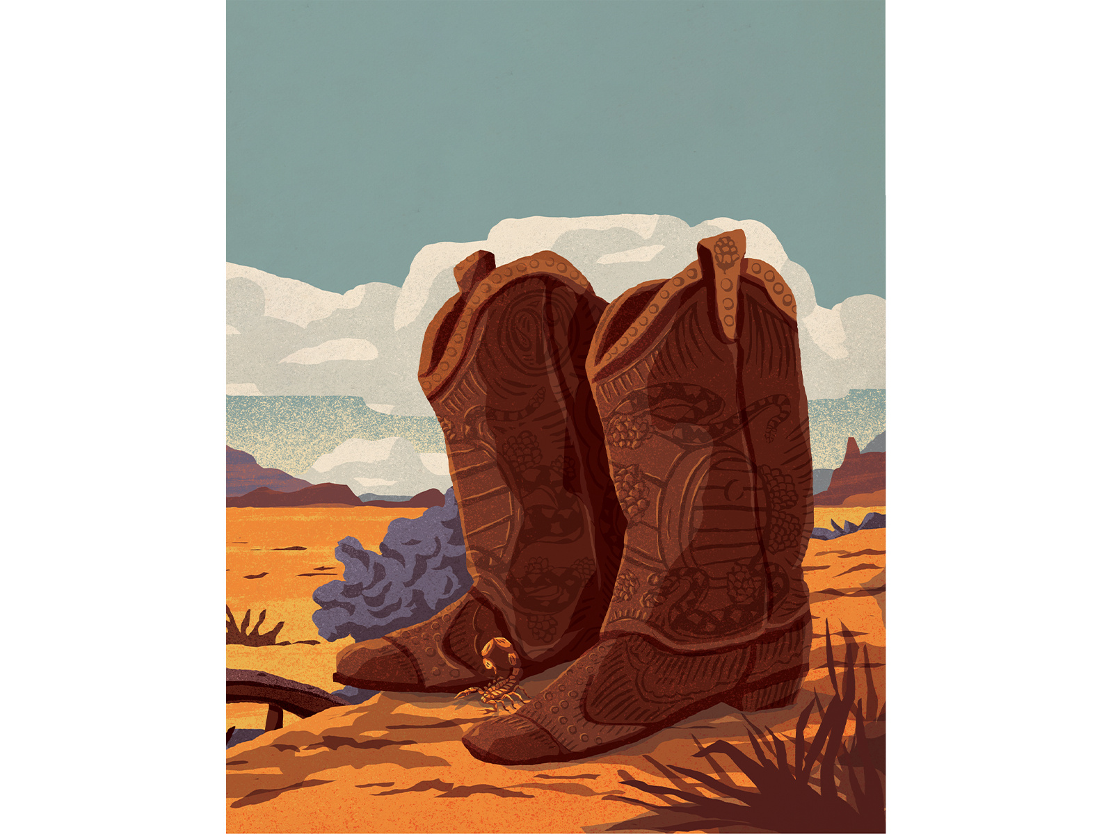 Dusty trails 🦂