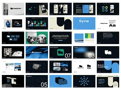 Hazyhues brand guidelines branding dbworkplay design graphic design logo logomark symbol visual identity