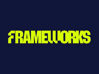 Frameworks Visual Identity: Stick Framing Installation Startup brand branding design frame frameworks graphic design logo logotype start up startup toolkit visual identity works