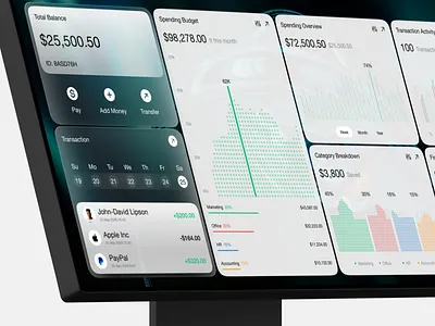 Finara ◇ AI-Powered Fintech Platform UI/UX Design dashboard design finance app finance dashboard financial app fintech fintech app mobile mobile app saas ui ux web app