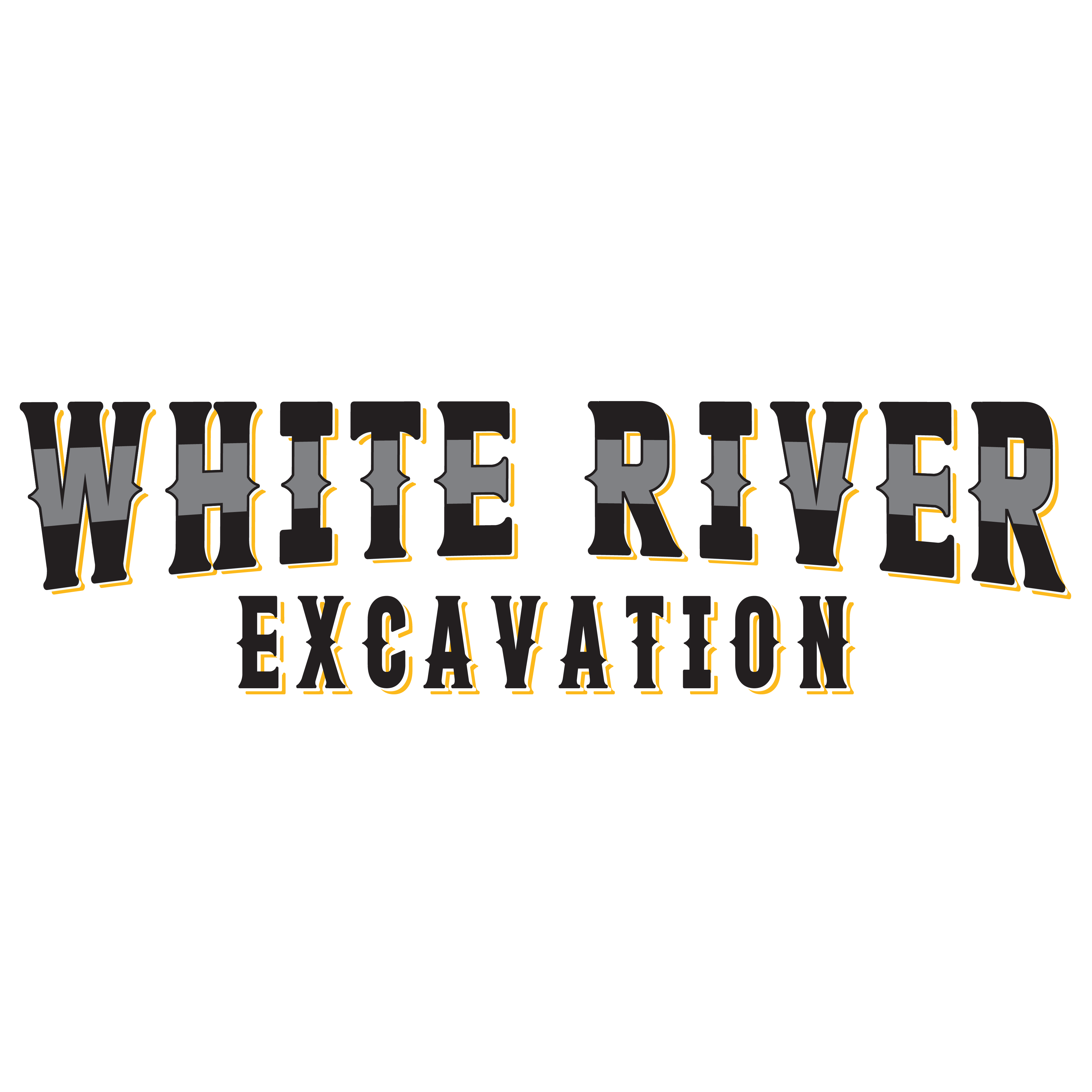 White River Excavation animation branding graphic design logo motion graphics ui