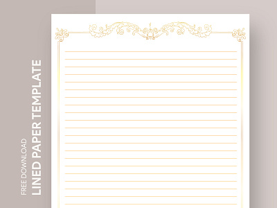 Vintage Lined Paper Free Google Docs Template docs document fashioned google handwriting letter lined linedpaper note notepaper old fashioned oldfashioned oldstyle paper print printing stationery template templates vintage