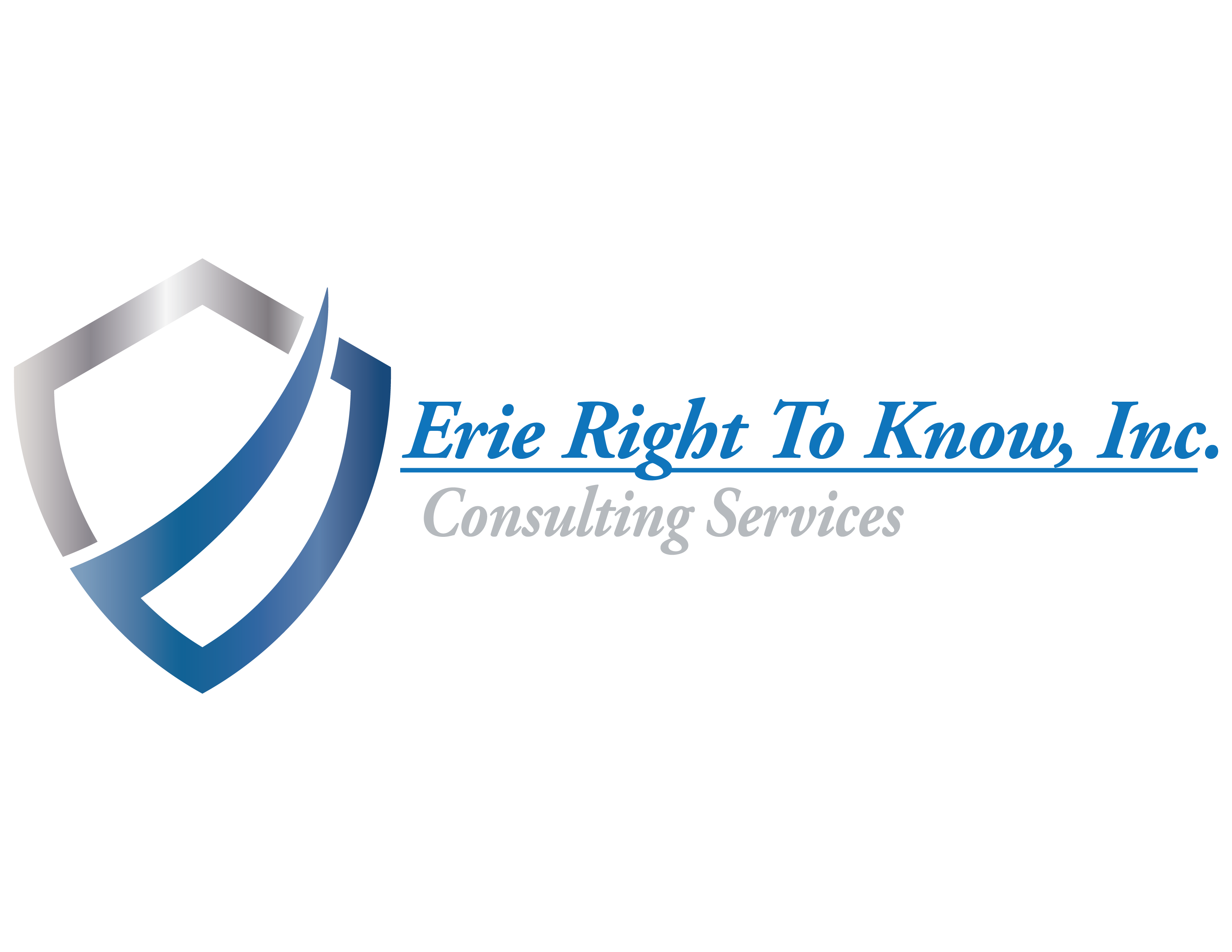 Erie Right to Know, Inc. graphic design logo