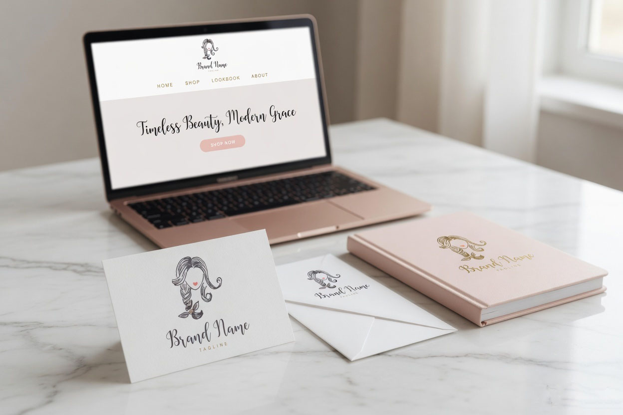 Example of Simple  Minimalist Hand Drawn Logo 
