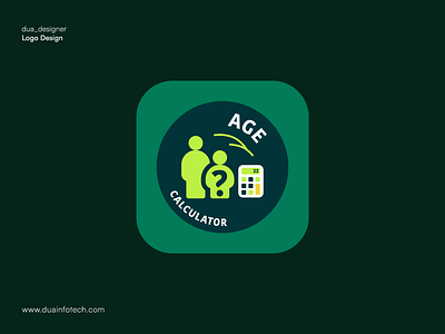 Age Calculator Logo adobe xd branding design figma graphic design illustration ios logo mobile app ui