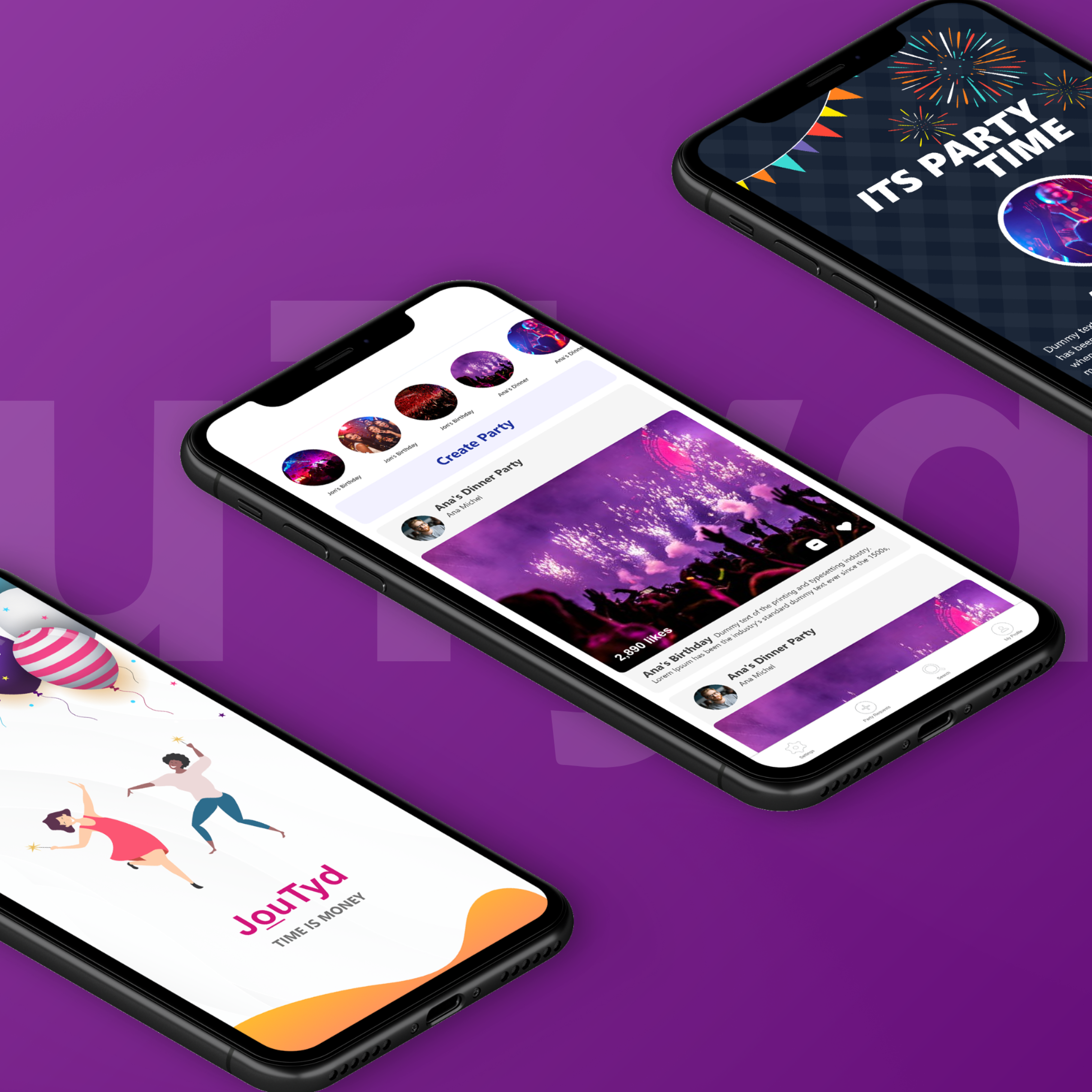 JOU TYD MOBILE APP branding design figma graphic design illustration logo motion graphics ui ux vector