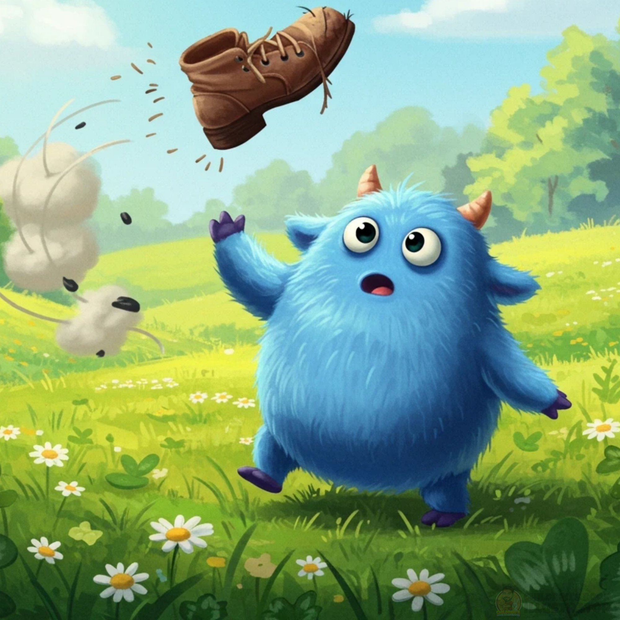 Whoops! The Flying Boot – Children’s Book Illustration 2d illustration book cover design character concept character design childrens book design childrens book illustration creative illustration cute monster digital painting editorial illustration fantasy art kids book art monster character picture book storybook artist vector art vibrant art whimsical illustration