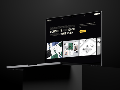 Conceptzilla Website Design Concept app app design concept consepts design interface startup startups ui ui visual design ux web design website